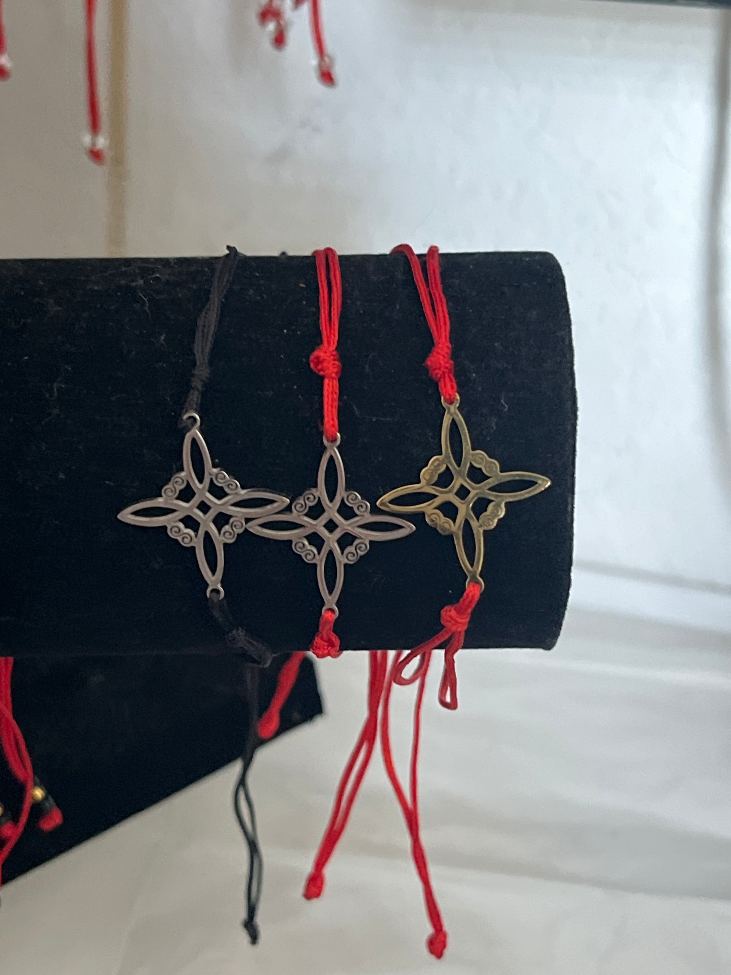 Nudo de bruja pulsera adjustable