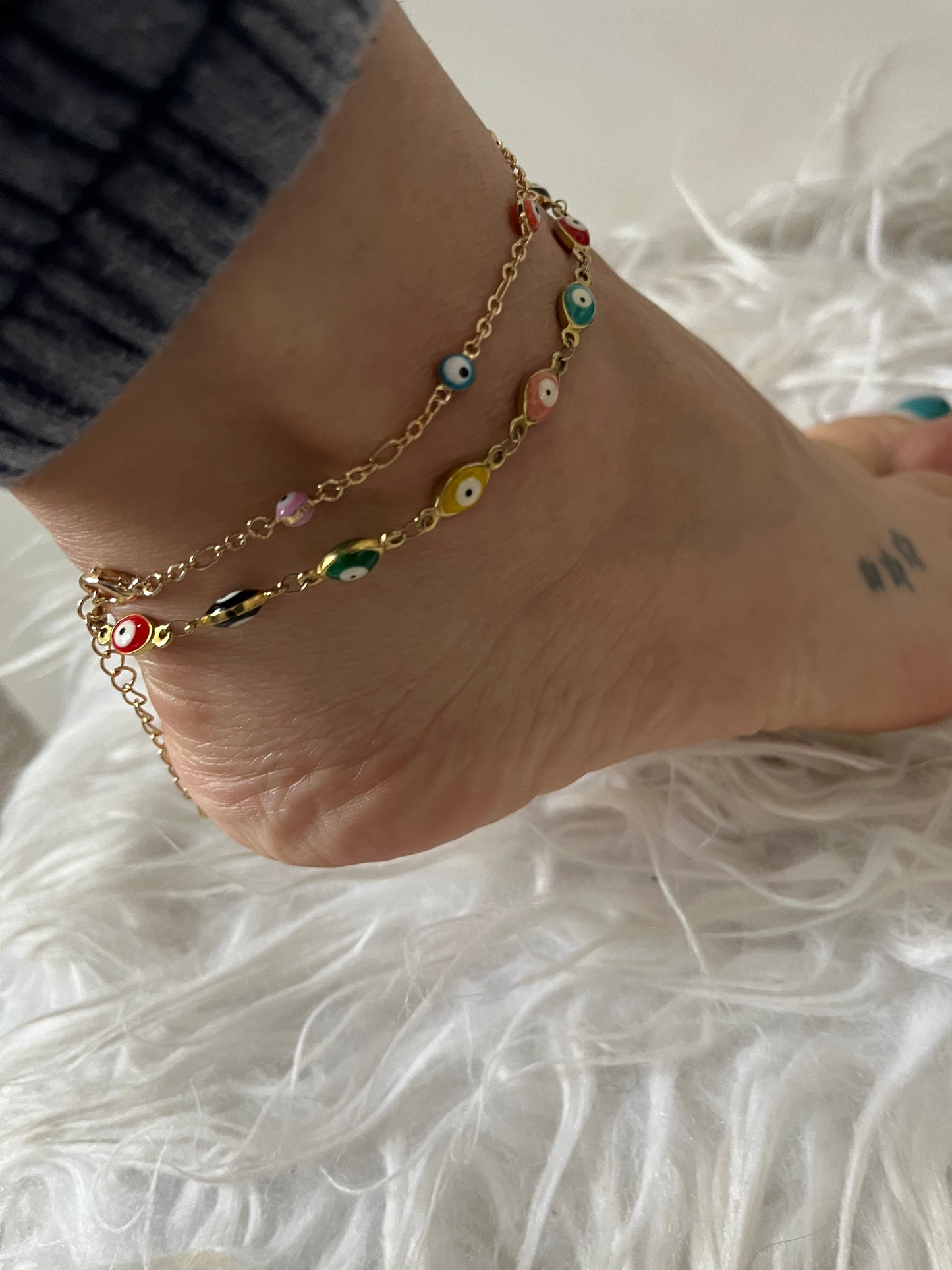 Small Evil Bracelet or Anklet
