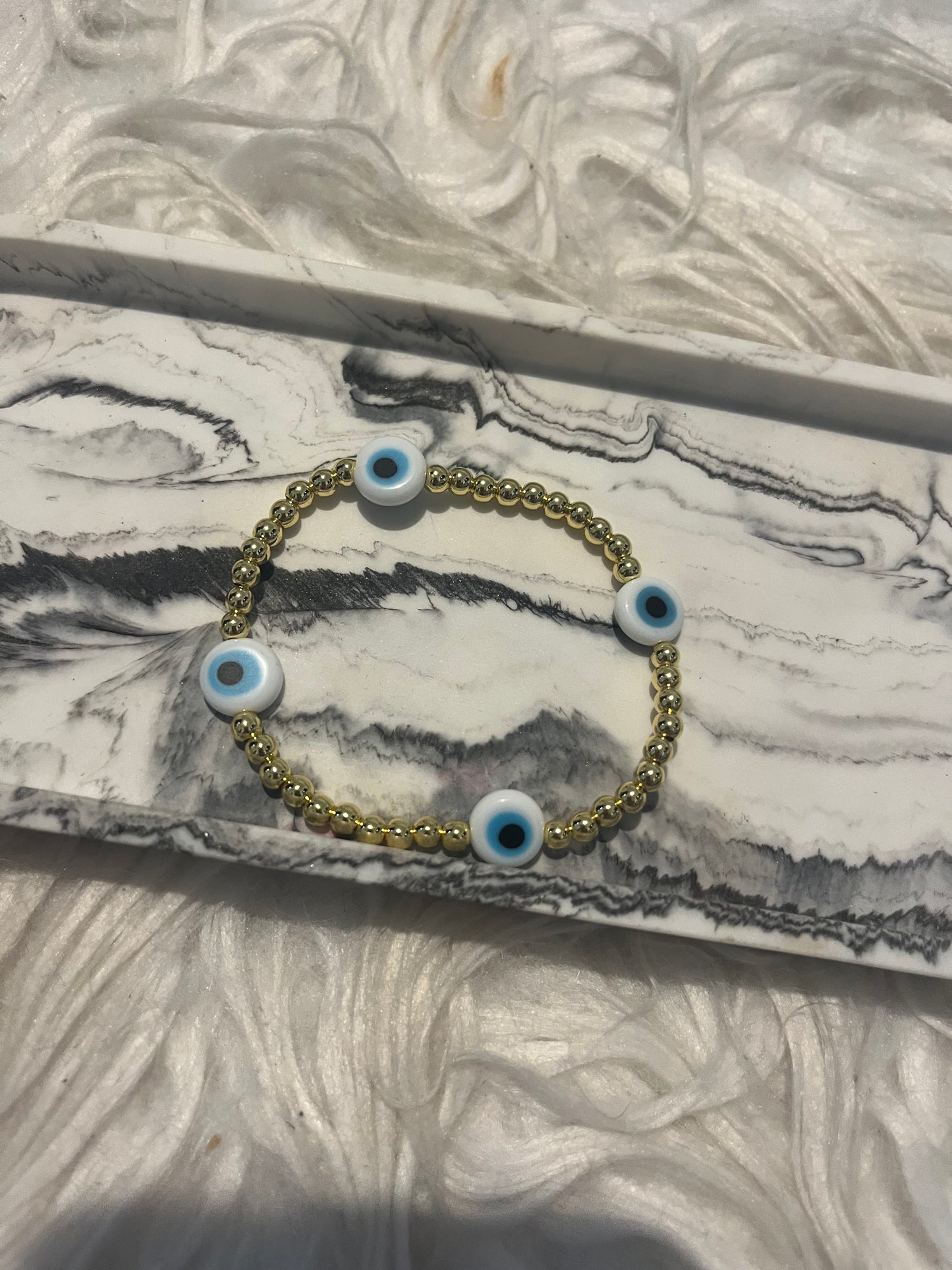 Gold Evil Eye Bracelet