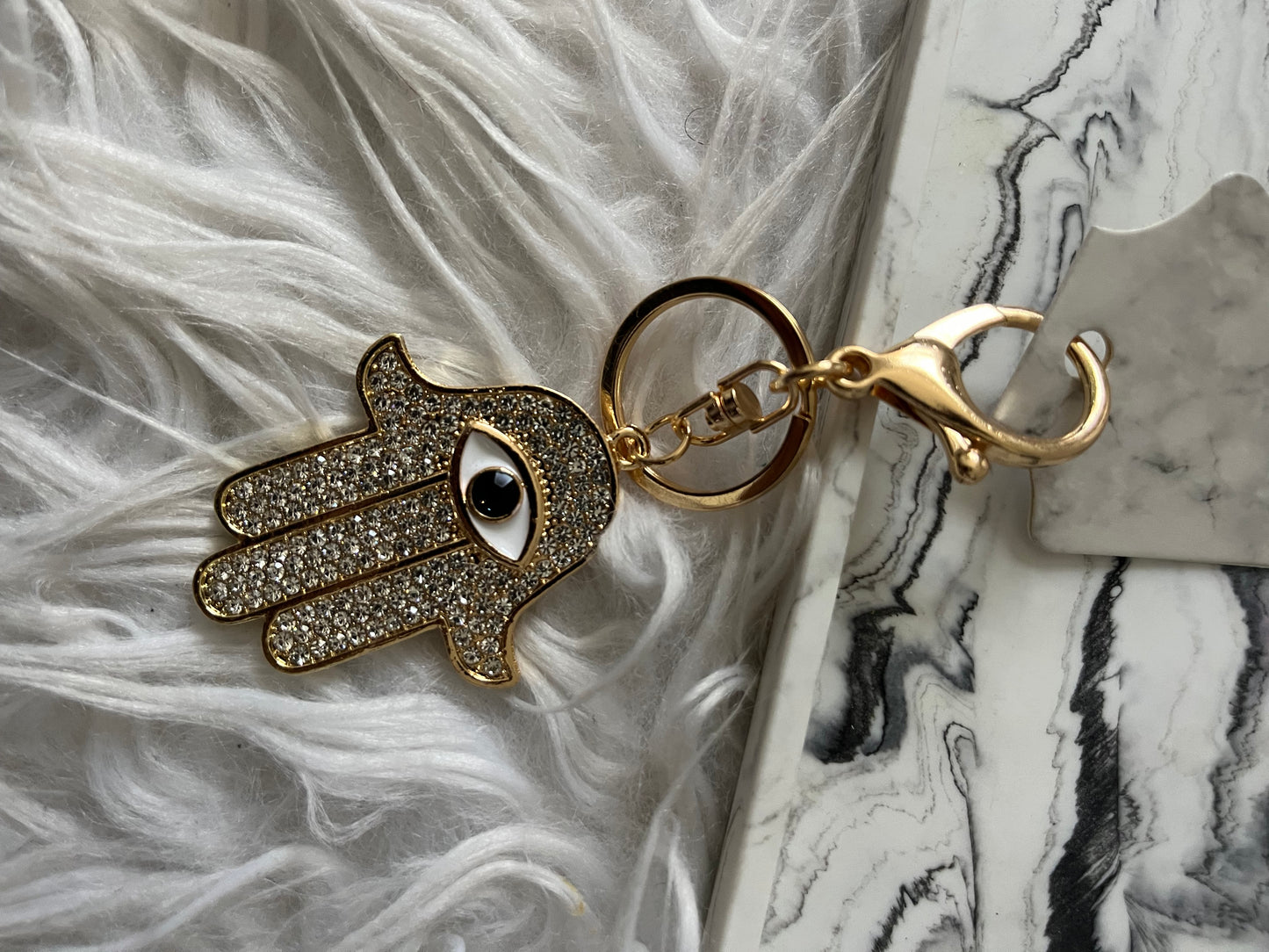 Hamsa Hand Keychain/purse charm