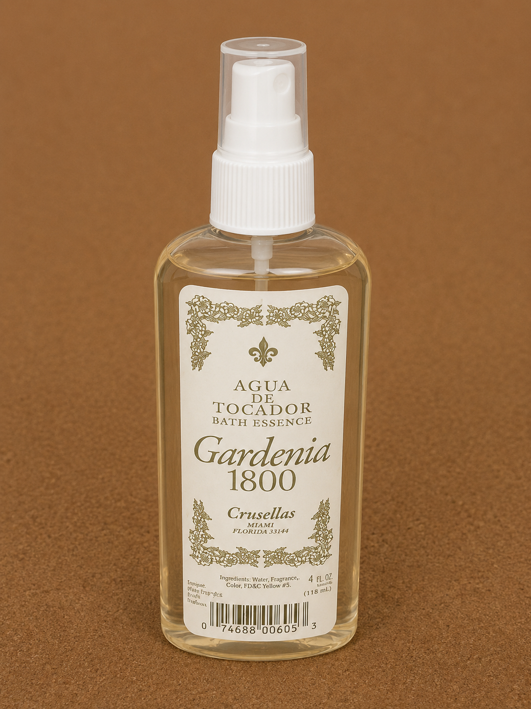 Agua de Tocador Gardenia 1800 Crusellas – 4 oz