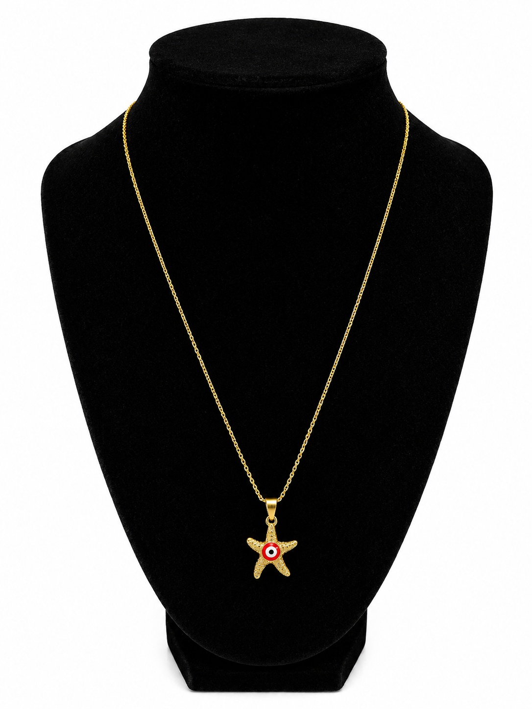 Collar Estrella de Mar con Ojo Turco – Protección y Buena Energía