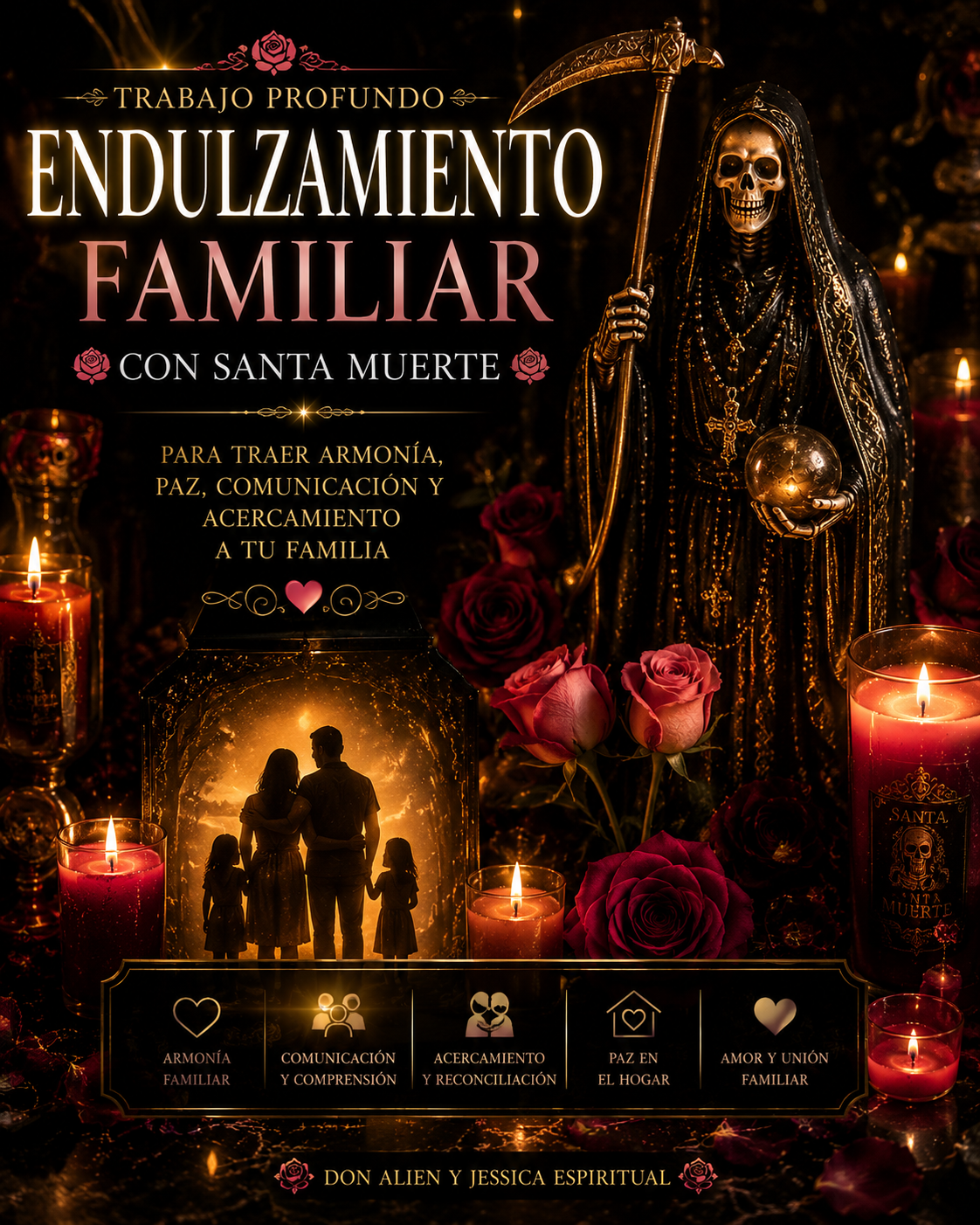 Trabajo Profundo Familiar con Santa Muerte.