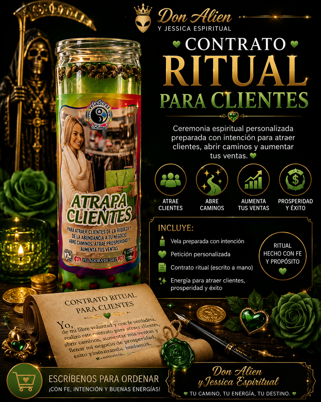 Contrato Para obtener clientes y mover negocio (Minimo de 3 meses en adelante).