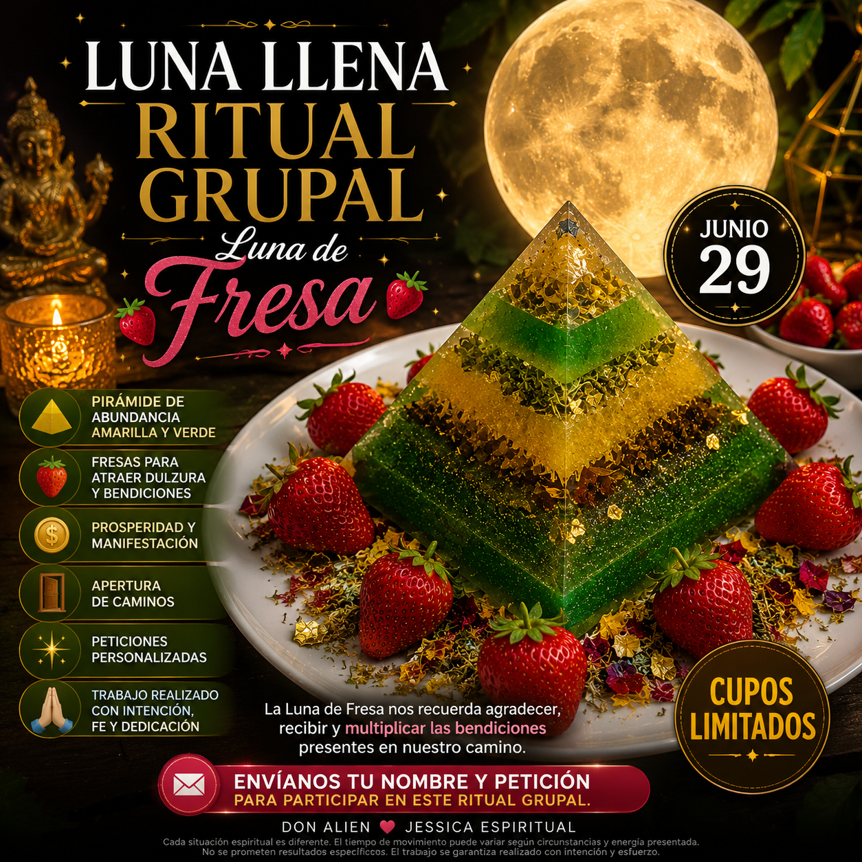 Luna Llena Ritual de Fresa
