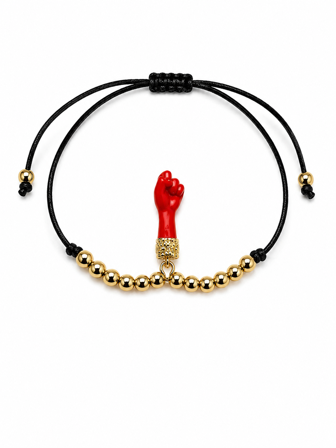 ✊❤️ Pulsera Puño Rojo Protector