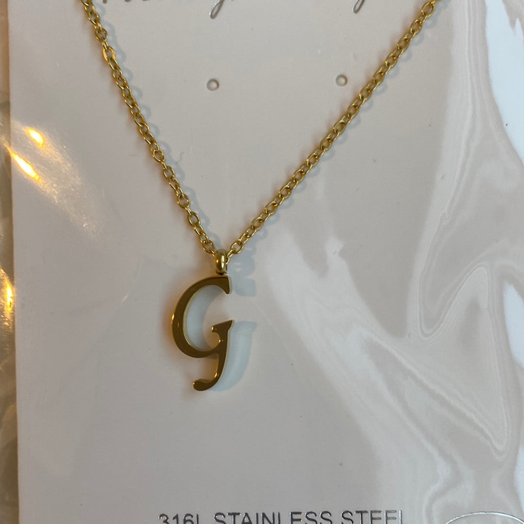 Letter G Necklace