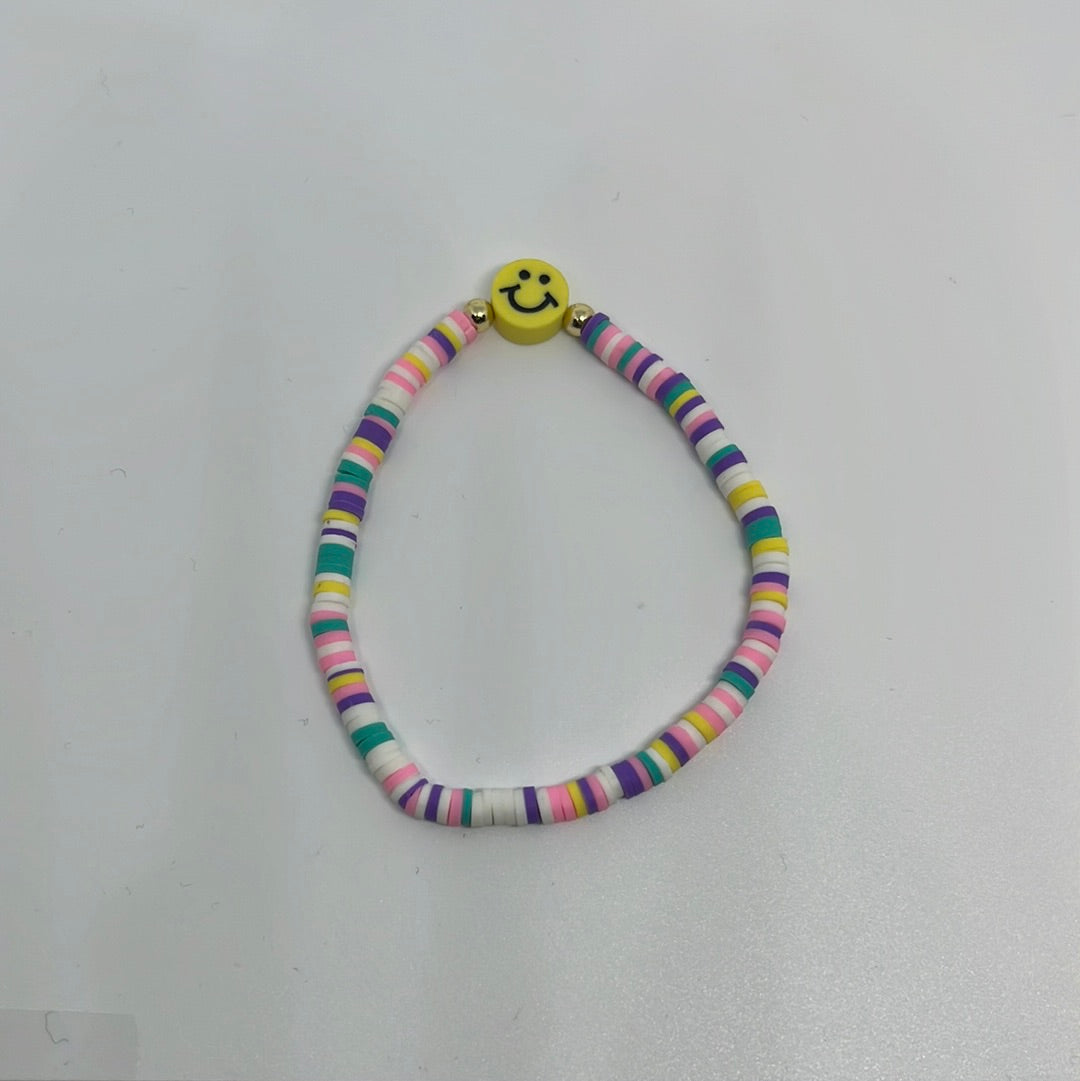 Smiley Face Stretchy Bracelet