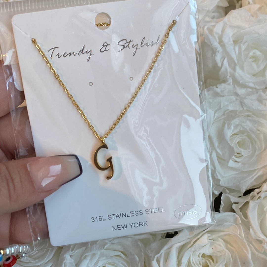 Letter G Necklace