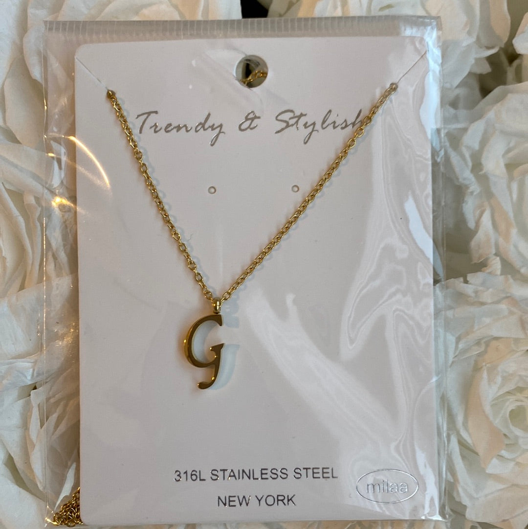 Letter G Necklace