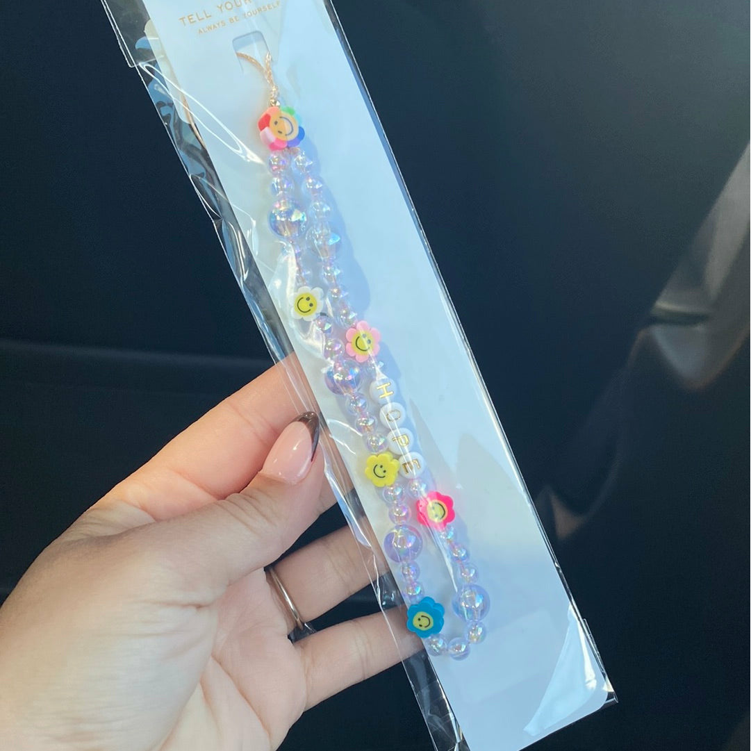 Smiley Face Phone straps