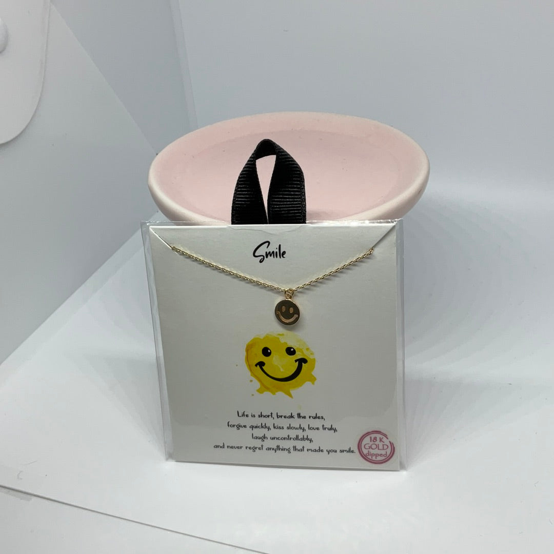 Smiley FACE necklace