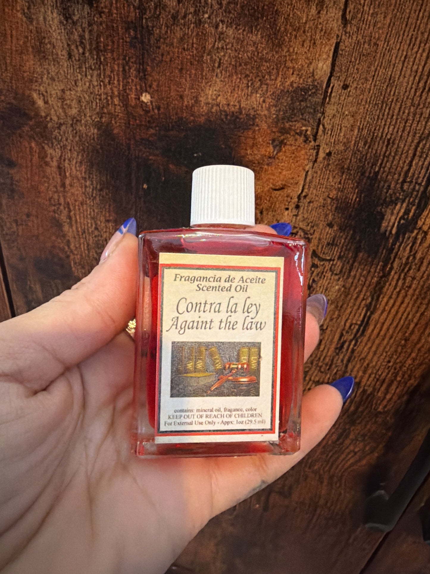 Aceite Contra la Ley (Against the Law) – 1 oz