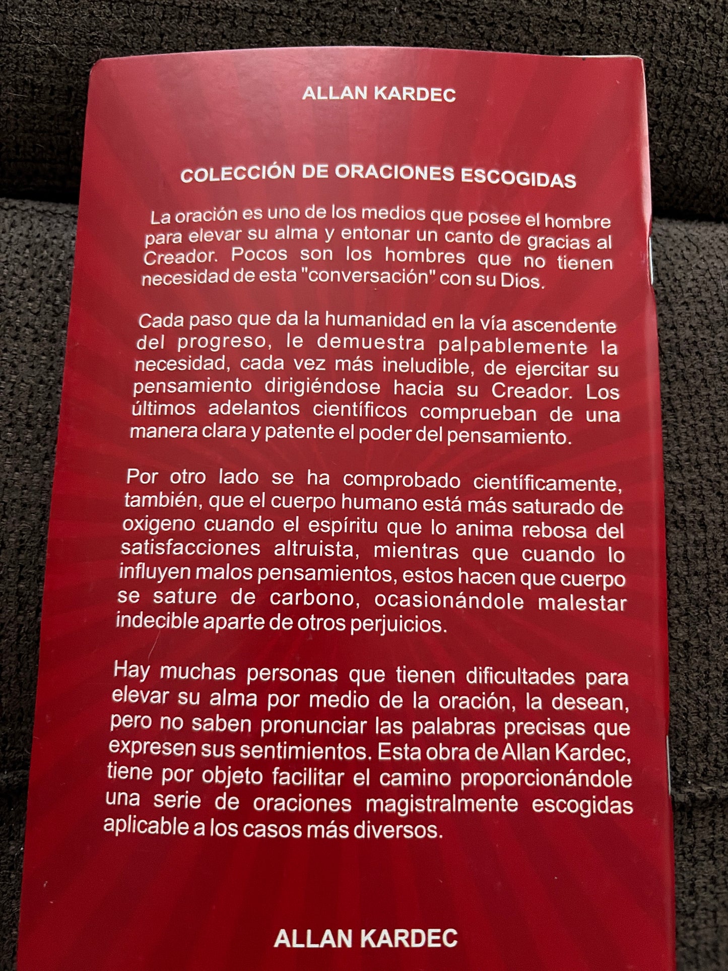 Libro Oraciones Espiritista