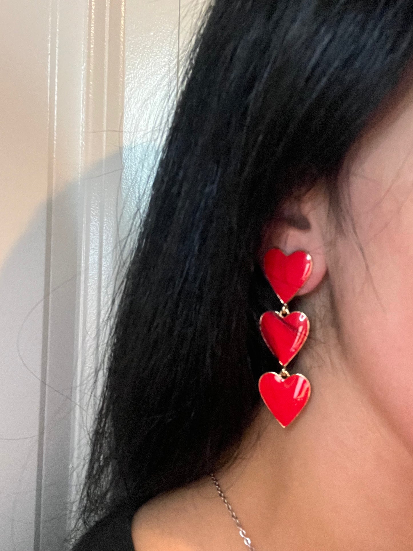 Aretes de corazones