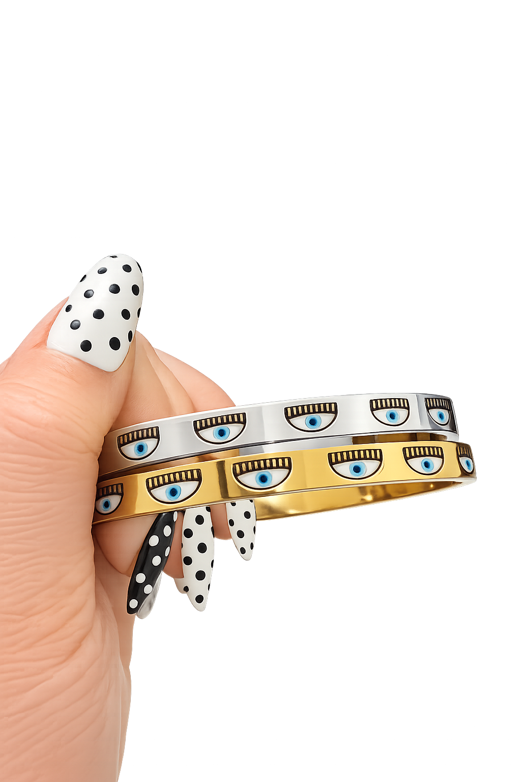 Evil eye Stainless Bangle