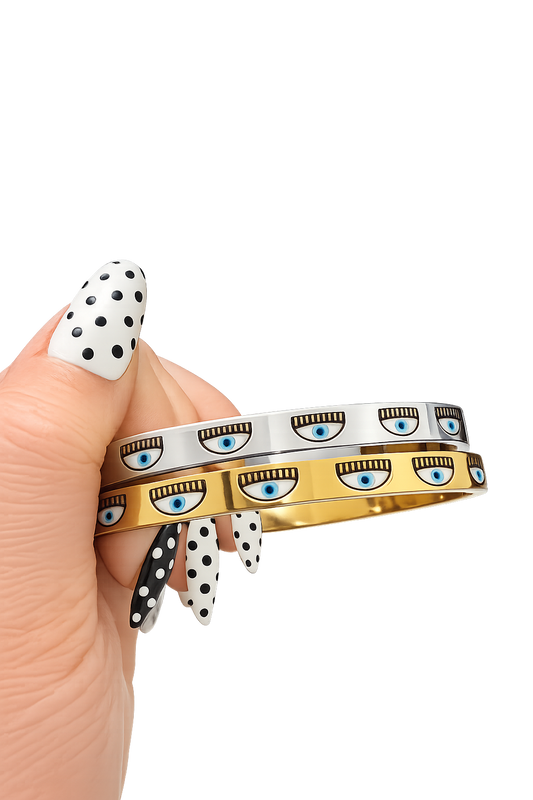 Evil eye Stainless Bangle