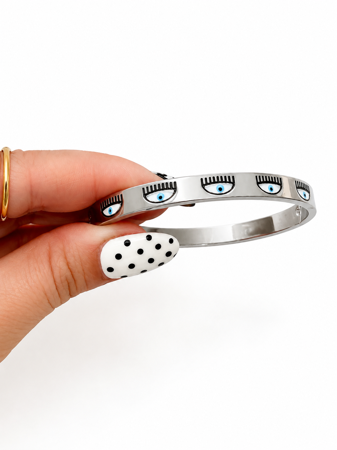 Evil eye Stainless Bangle