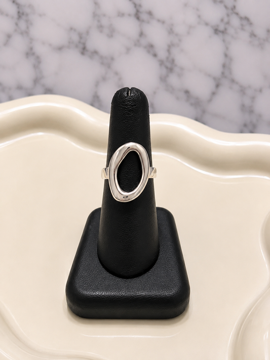 Anillo Plateado Adjustable