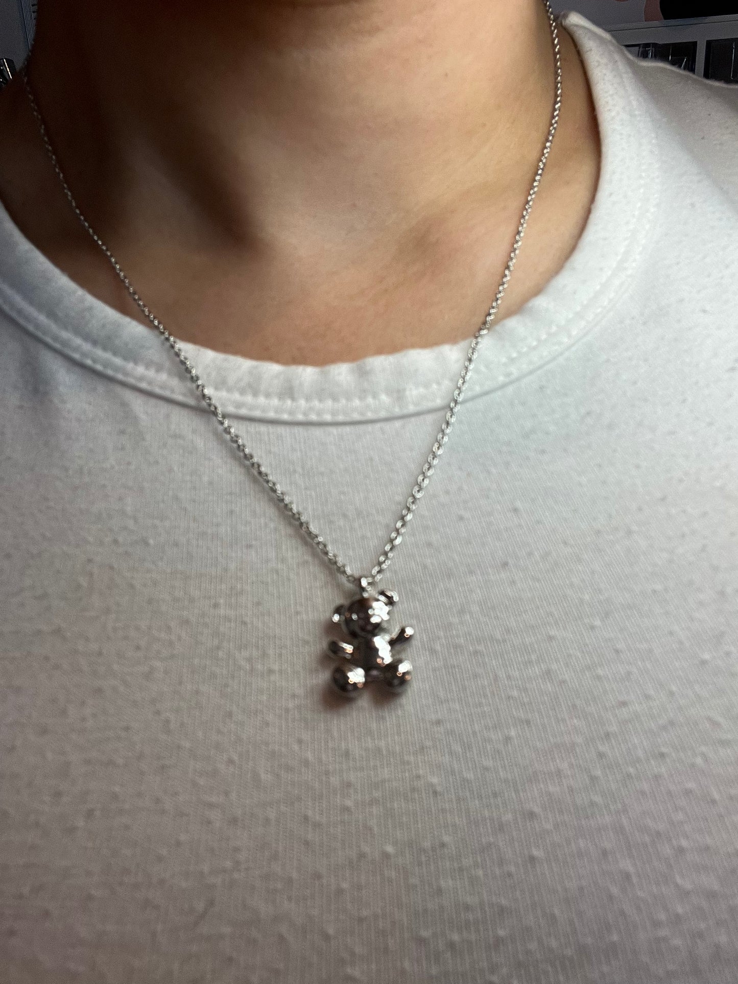 Silver Bear Necklace