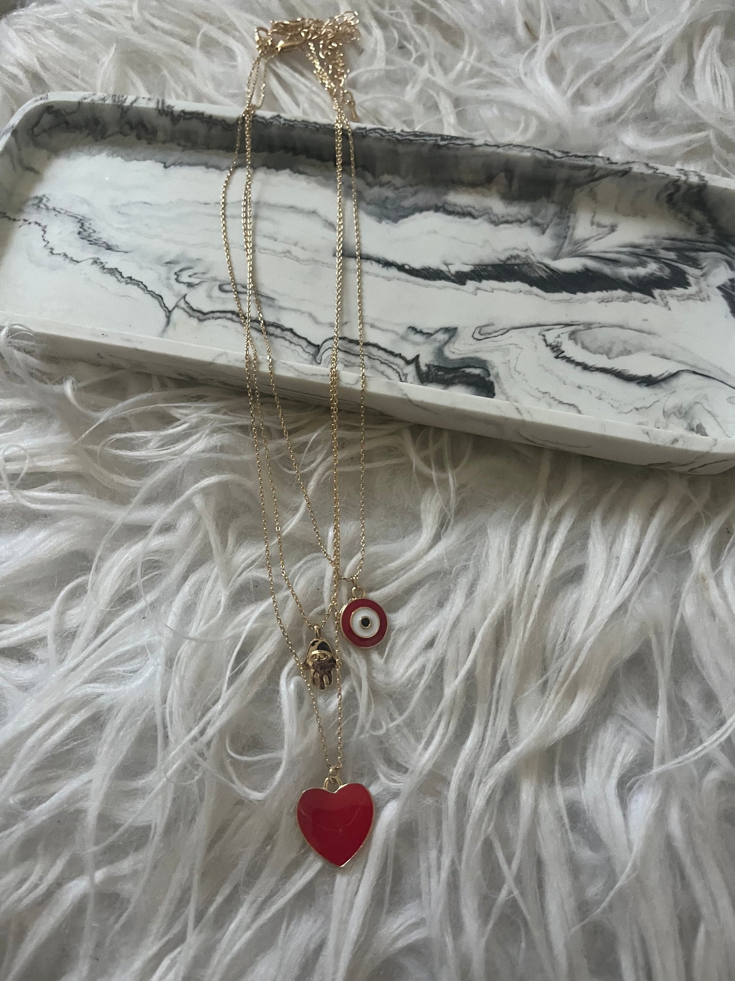 3 Necklaces in one.