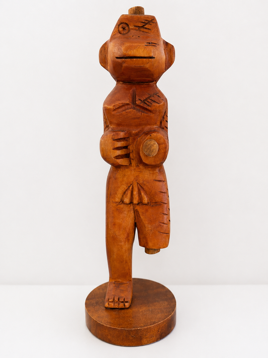 Figura Artesanal de Osain en Madera solo Figura
