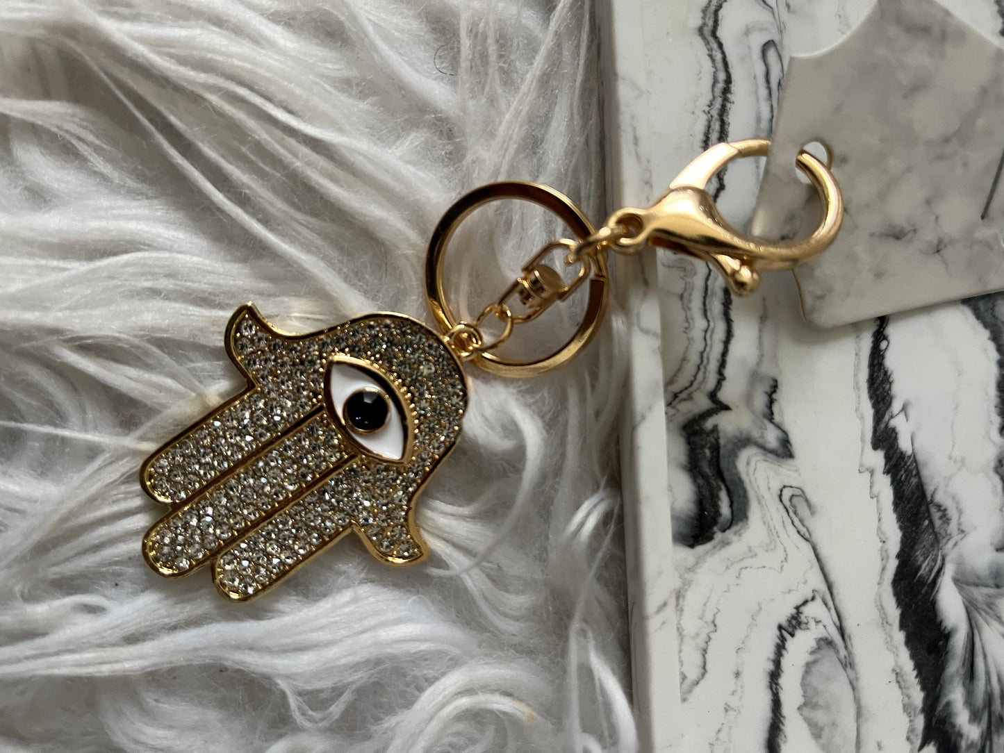 Hamsa Hand Keychain/purse charm
