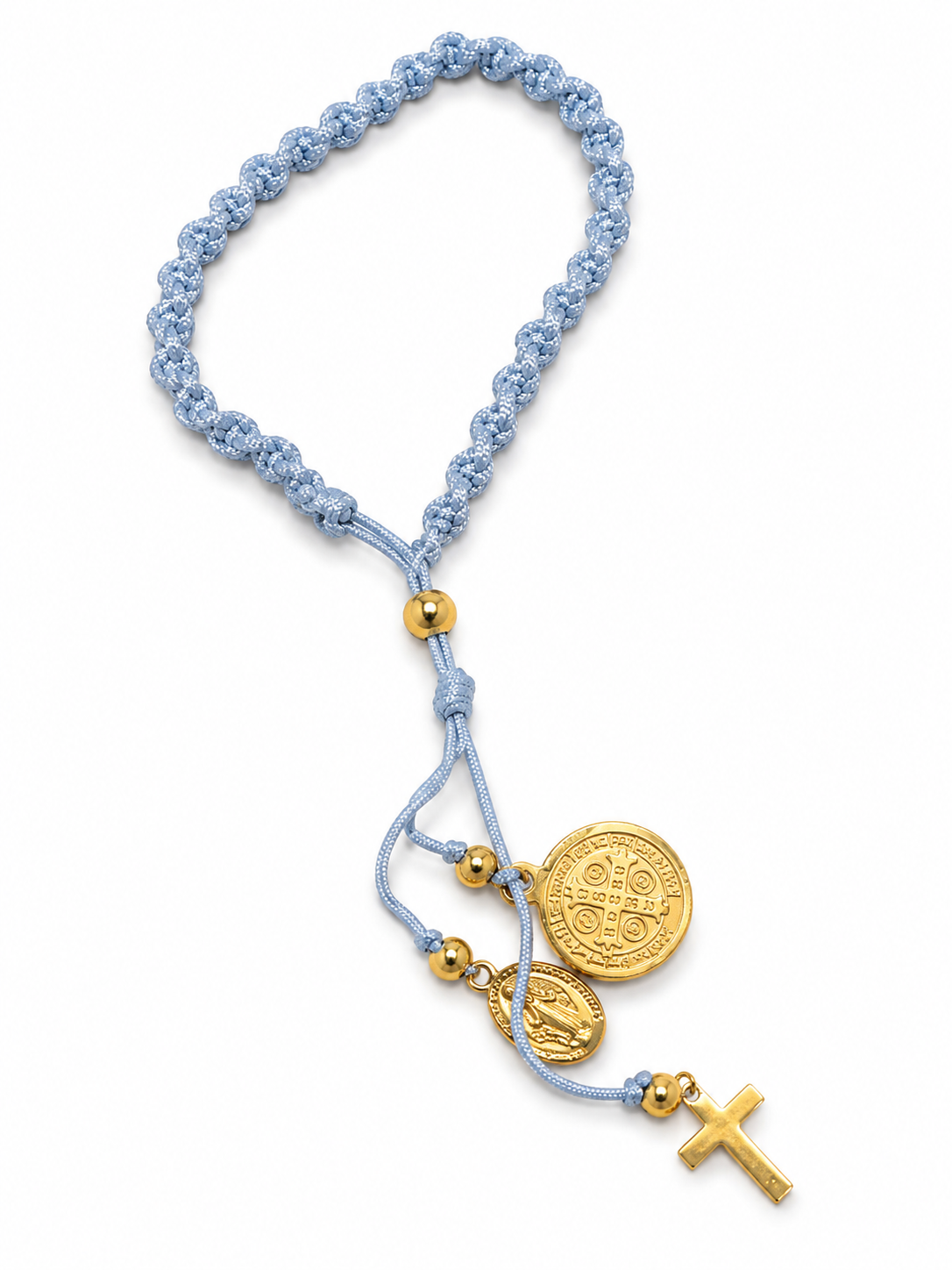 🩵 Pulsera San Benito de Protección