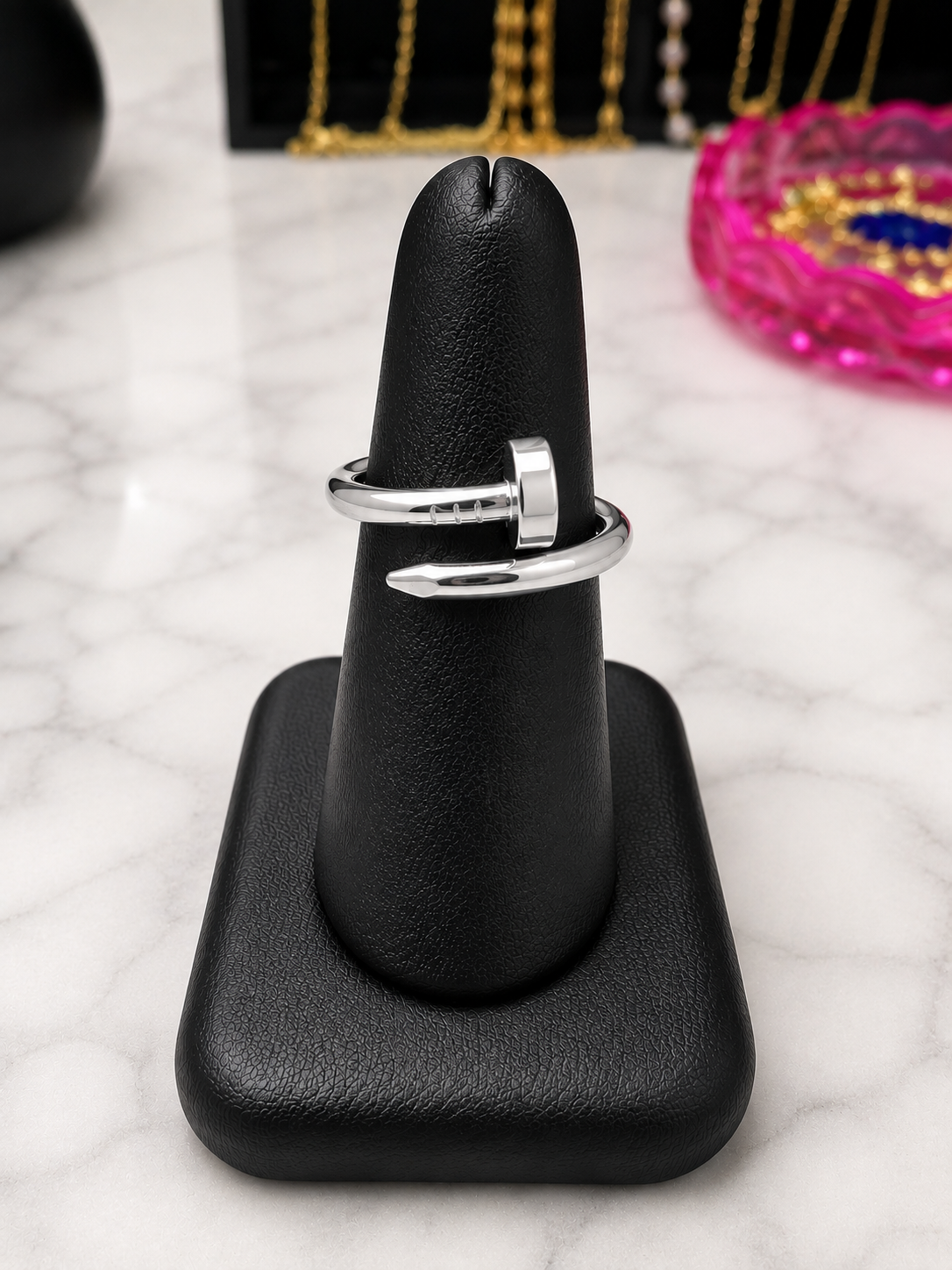 Anillo Ajustable Clavo Minimalista