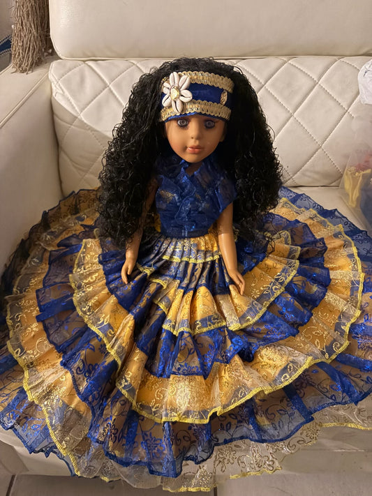 Muñeca Representando yemaya y ochun (Ile)