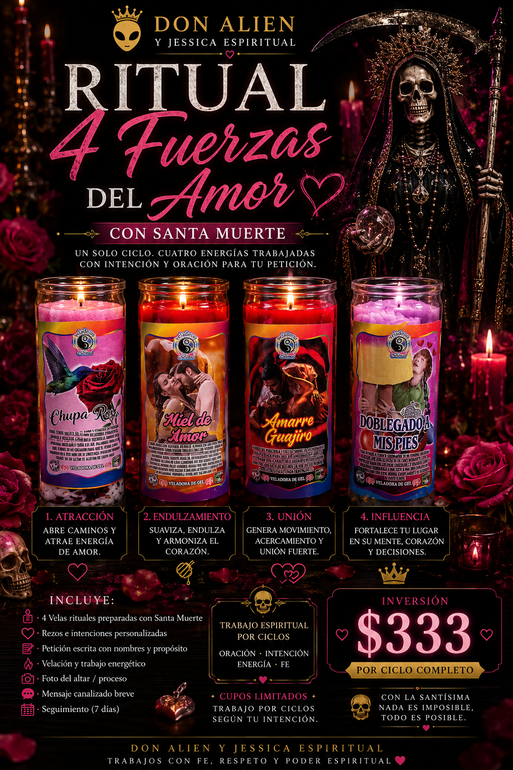Ritual 4 Fuerzas de Amor