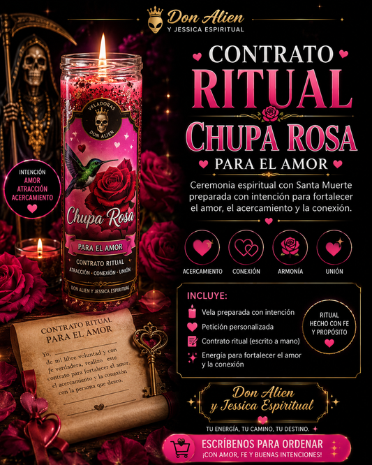 🌹🖤 Contrato Ritual Chuparosa para el Amor 🖤🌹 para Parejas o persona sola. (Minimo 3 meses)
