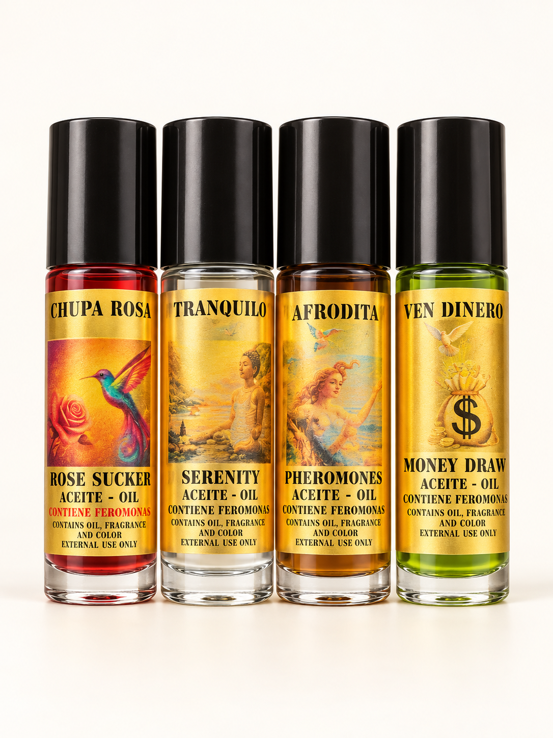 Set de 4 Aceites Roll-On con Feromonas