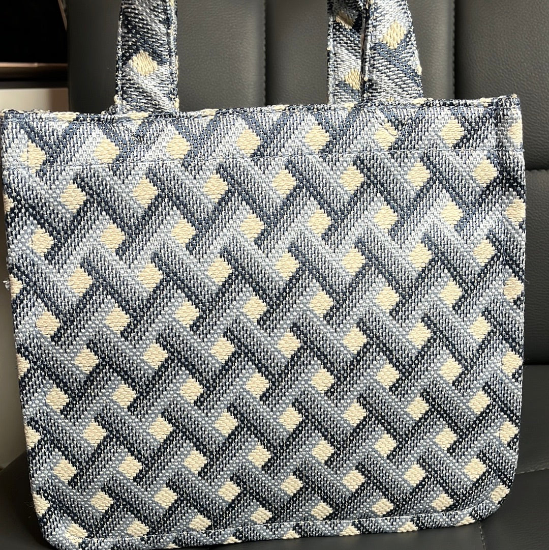 Blue Tote Bag