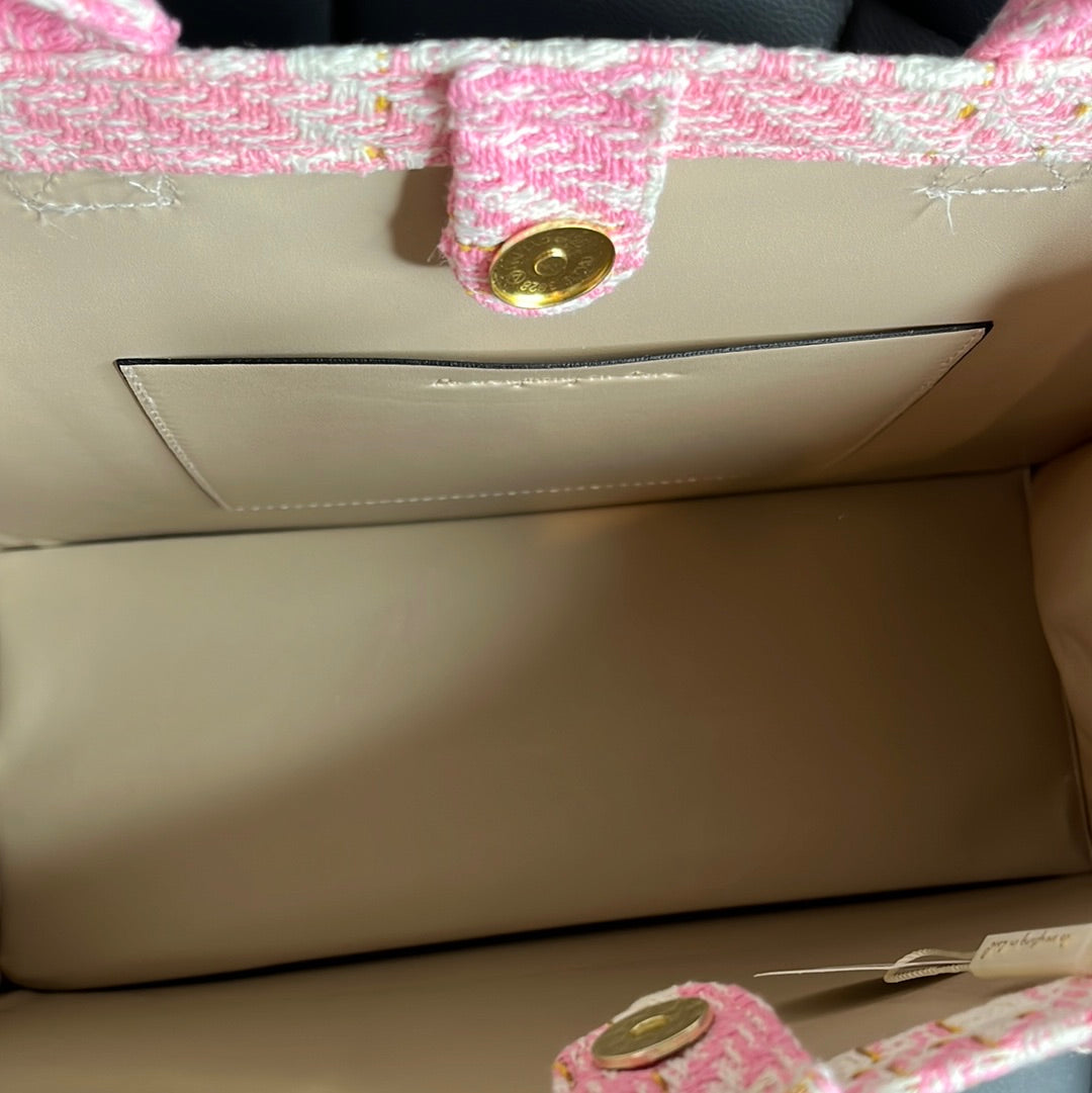 Large pink tote Bag