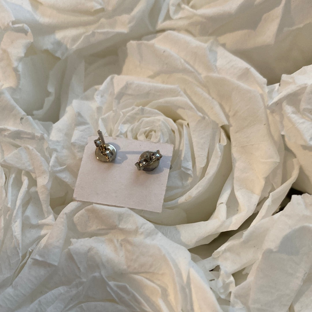 Evil eye Earrings White Eye