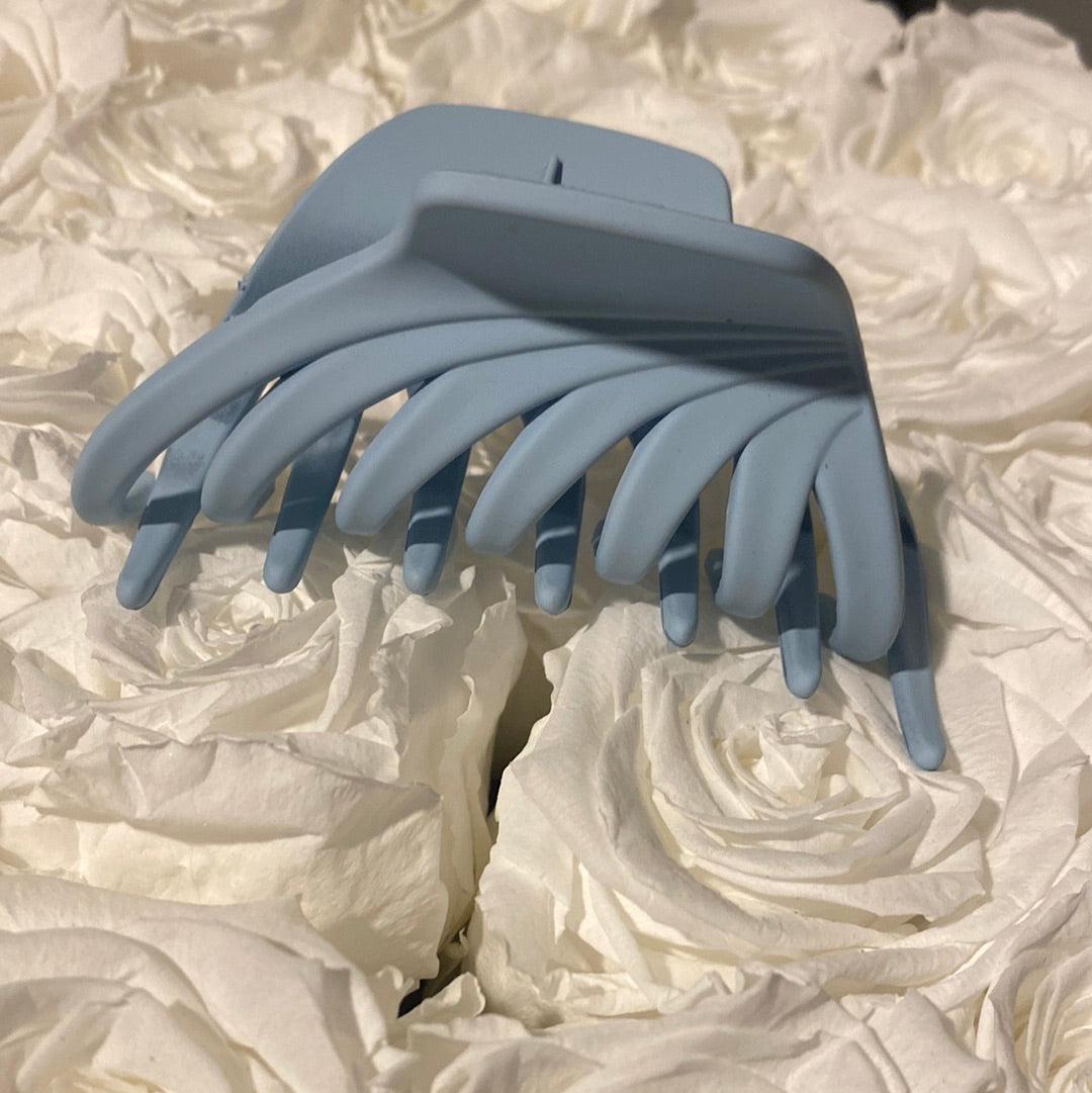 Matte blue Hair Claw