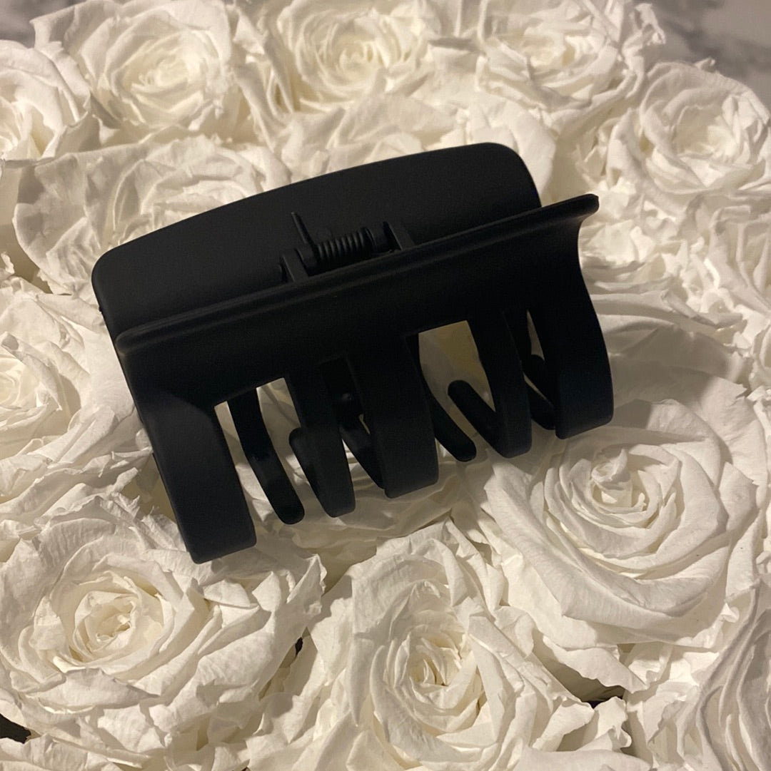 Matte Black Hair Claw