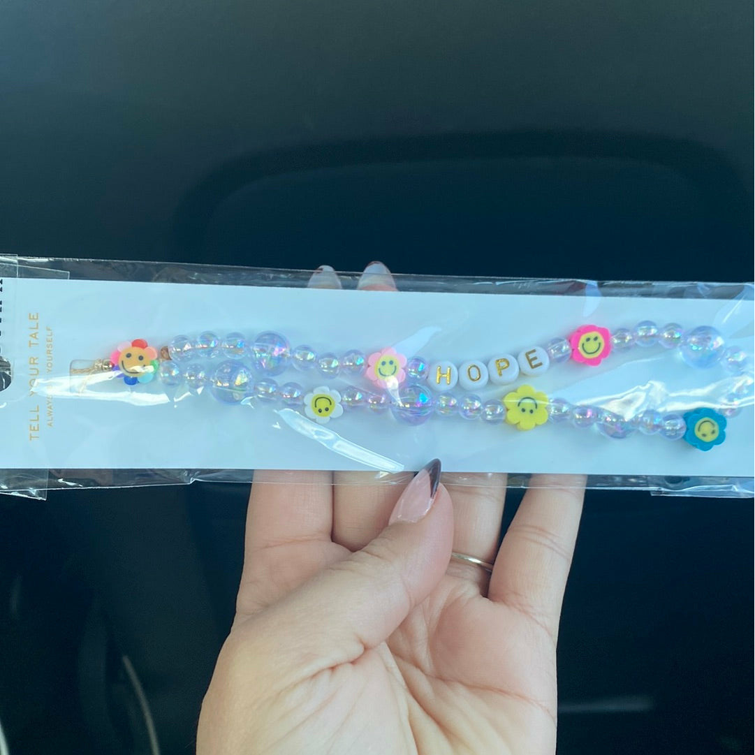 Smiley Face Phone straps