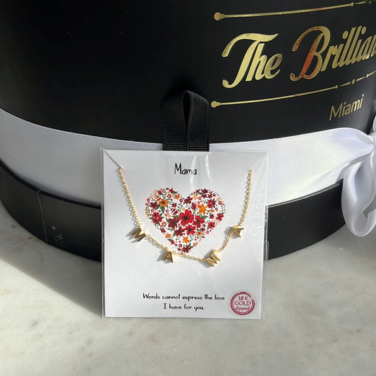Gold MAMA Necklace