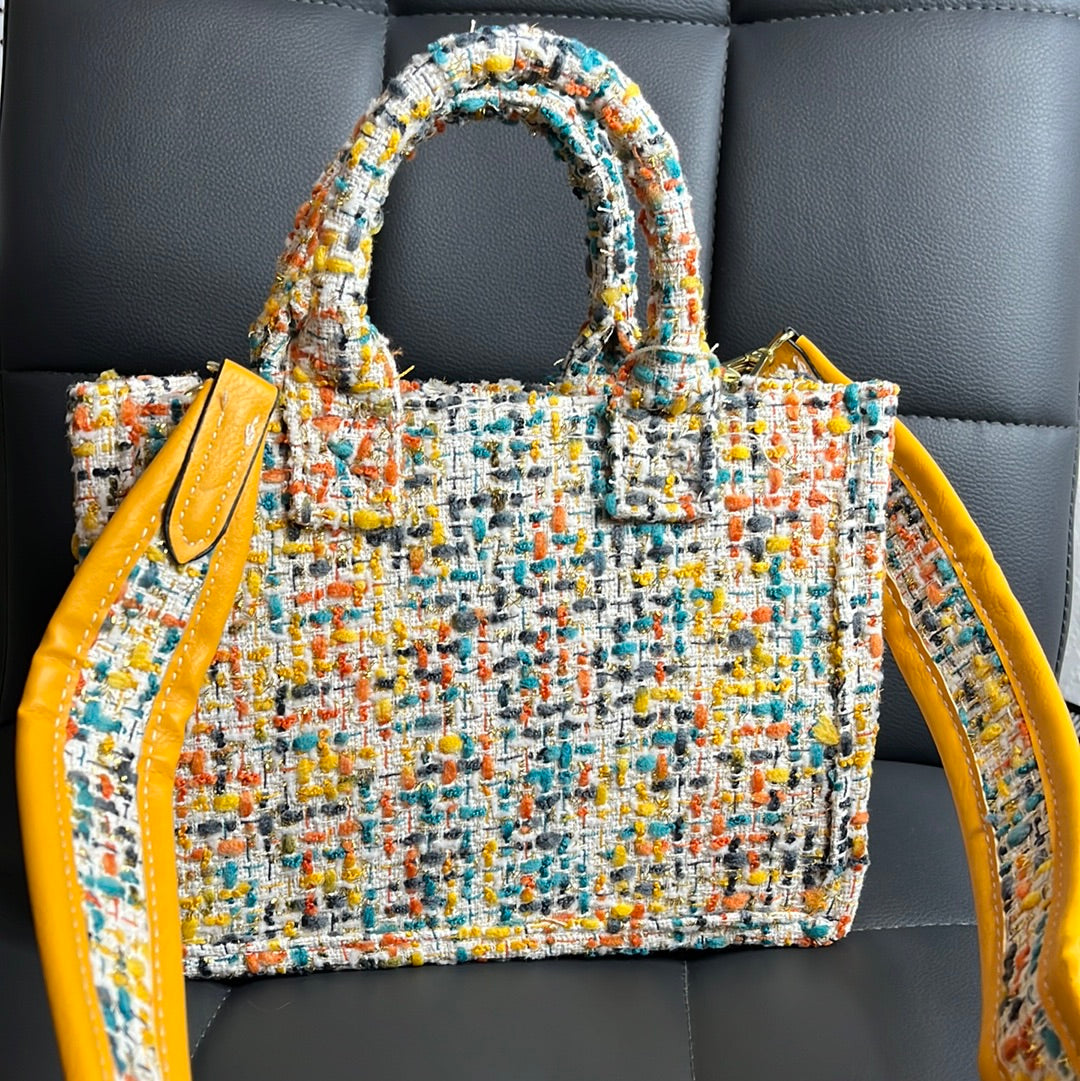 Colorful Tote Bag with Strap